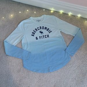 Abercrombie Kids Ombré Glitter Long Sleeve
